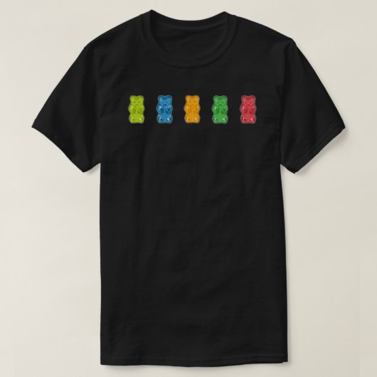 Rainbow Gummy Beren Active T-Shirt.png T-shirt (Design voorkant)