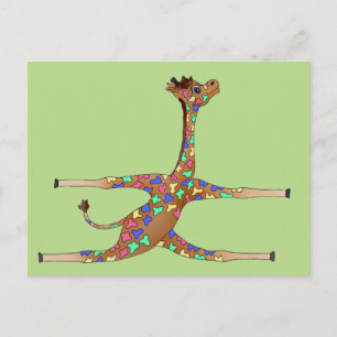 Rainbow Gymnastics door The Happy Juul Company Briefkaart