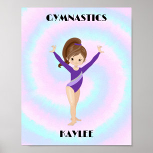 RAINBOW GYMNASTICS GYMNAST, persoonlijk Poster