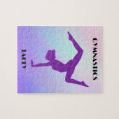 RAINBOW GYMNASTICS GYMNAST PUZZLE Persoonlijk Legpuzzel (Horizontaal)