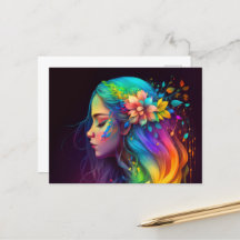 Rainbow Hair Girl
