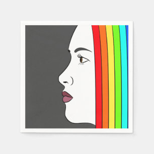 Rainbow Hair Servet