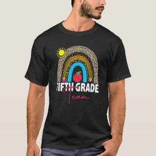 Rainbow Hallo vijfde klas team Squad Teachers Kind T-shirt