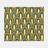 Rainbow Hand-Drawn: naadloze charme. Fleece Deken (Voorkant (Horizontaal))