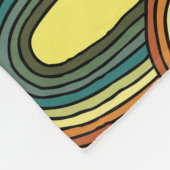 Rainbow Hand-Drawn: naadloze charme. Fleece Deken (Hoek)