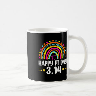Rainbow Happy Pi Dag 3 14 2025 Pi Symbool Wiskunde Koffiemok