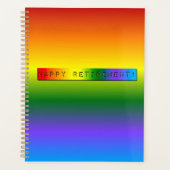 Rainbow Happy Retirement! Planner (Voorkant)