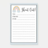 Rainbow Happy Teacher Mail Post Post-it® Notes (Voorkant)