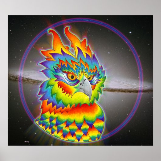 Rainbow Harpy Poster (Voorkant)