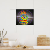 Rainbow Harpy Poster (Keuken)