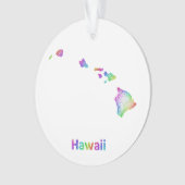 Rainbow Hawaii-kaart Ornament (voorkant)
