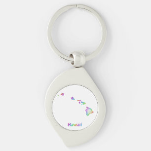 Rainbow Hawaii-kaart Sleutelhanger