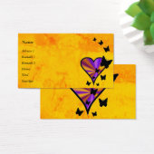 Rainbow heart and Butterfly (Bureau)
