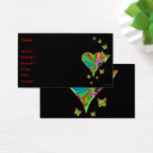 Rainbow heart and Butterfly (Bureau)