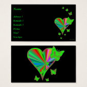 Rainbow heart and Butterfly (Devant & derrière)