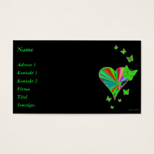Rainbow heart and Butterfly