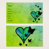Rainbow heart and Butterfly (Devant & derrière)