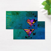 Rainbow heart and Butterfly (Bureau)