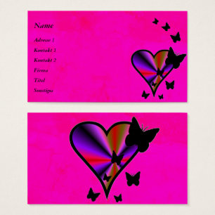 Rainbow heart and Butterfly