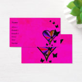 Rainbow heart and Butterfly (Bureau)