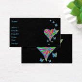Rainbow heart and Butterfly (Bureau)