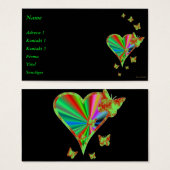 Rainbow heart and Butterfly (Devant & derrière)