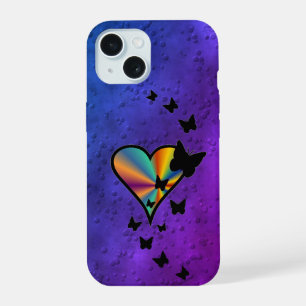 Rainbow heart and Butterfly