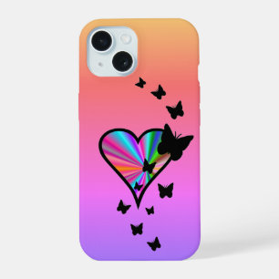 Rainbow heart and Butterfly