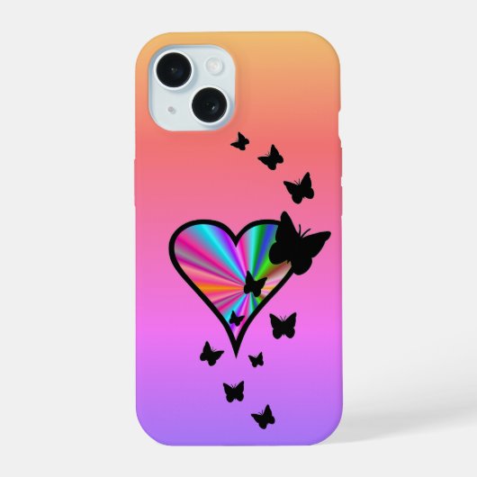 Rainbow heart and Butterfly (Verso)