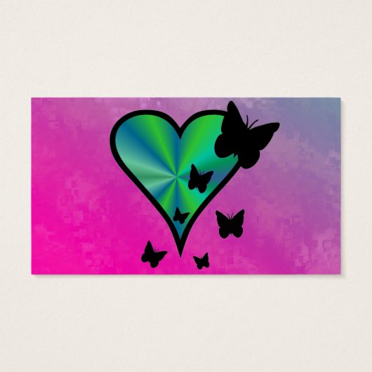 Rainbow heart and Butterfly (Dos)