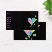 Rainbow heart and Butterfly (Bureau)