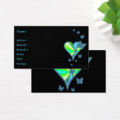 Rainbow heart and Butterfly (Bureau)