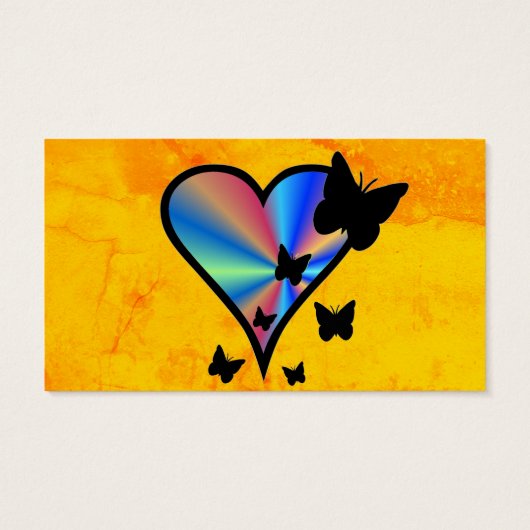 Rainbow heart and Butterfly (Dos)