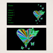 Rainbow heart and Butterfly (Devant & derrière)