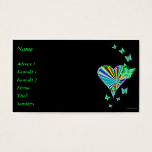 Rainbow heart and Butterfly