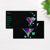 Rainbow heart and Butterfly (Bureau)