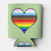 Rainbow Heart Blikjeskoeler (Voorkant)
