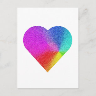 Rainbow Heart Briefkaart