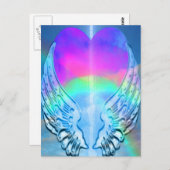 Rainbow Heart Briefkaart (Voorkant / Achterkant)