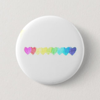 Rainbow Heart Button (verflauwd)