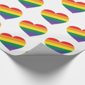 Rainbow Heart Cadeaupapier (Hoek)