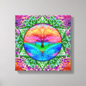 Rainbow Heart Canvas Afdruk (Voorkant)