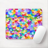 Rainbow Heart Confetti Muismat (Met muis)