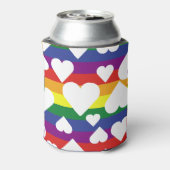 Rainbow Heart Coolsie Blikjeskoeler (Blikje Achterkant)