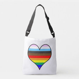 Rainbow Heart Crossbody Bag Crossbody Tas