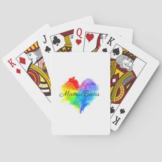 Rainbow Heart Deck of Cards Pokerkaarten (Achterkant)