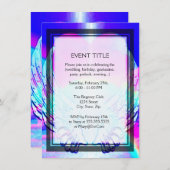 Rainbow Heart en Angel Wings Kaart (Voorkant / Achterkant)