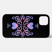 Rainbow Heart en Lily Case-Mate iPhone Case (Achterkant (horizontaal))