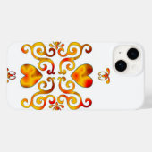 Rainbow Heart en Lily Case-Mate iPhone Case (Achterkant (horizontaal))