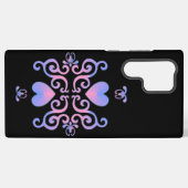 Rainbow Heart en Lily Samsung Galaxy Hoesje (Achterkant horizontaal)